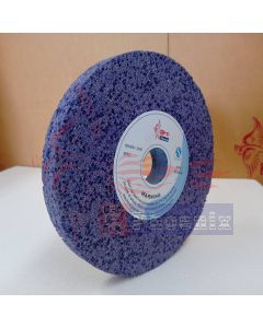 หินเจียรสีม่วง ความพรุนพิเศษ 8 นิ้ว หนา 20 mm. รุเพลา31.75 เบอร์46 