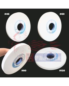 12"x1" 305x25 mm. WA46-120 หินเจียรไนทรงราบสีขาว