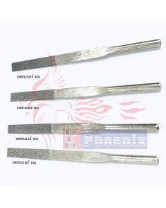 ตะไบเพชร แบบใช้กับเครื่องตะไบลม รุ่น MTP-14 ขนาดหน้ากว้าง 4 mm. รวมเบอร์เพชร 150-400 BEST DIAMOND