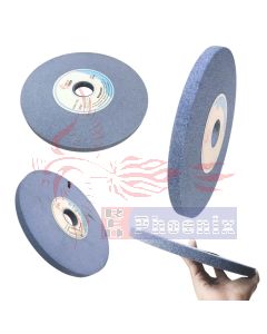8"x13 mm. DA46-100 สีฟ้า หินเจียรไนทรงราบ 