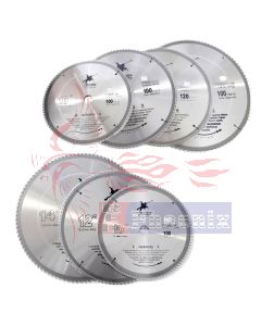 ใบเลื่อยวงเดือนฟันคาร์ไบด์ 10"-14" ตัดโลหะ (อลูมิเนียม) , ตัดไม้ ฟันถี่ (T:100-120) Knight