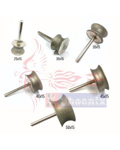 เข็มเพชรก้าน 6 mm. ทรงโค้ง R รวมทุกขนาด 