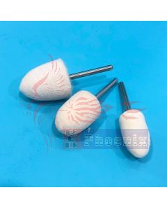 ลูกสักหลาด ทรง K (หัวยาว 20 mm. ) (KF) แกน 3 mm รวมทุกขนาดหัว