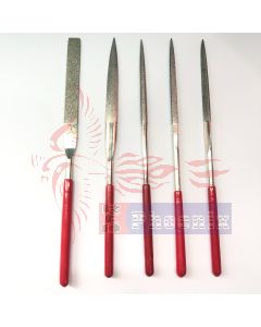 ตะไบเพชร เบอร์เพชร 120 รุ่นมาตารฐาน (CN) แบบยาวทั้งตัว 180 mm. รวมทุกทรง