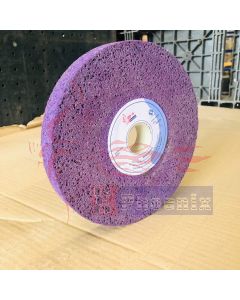 หินเจียรสีม่วง ความพรุนพิเศษ 8 นิ้ว หนา1 นิ้ว รุเพลา31.75 เบอร์46 