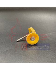ลูกขัดผ้าเหลืองแกน3mm 3x25mm.